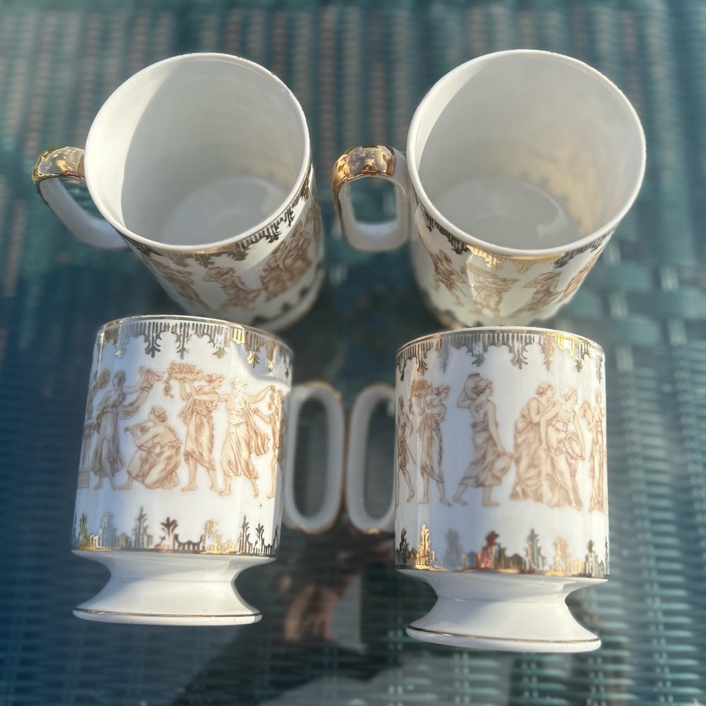 Royal Crown Arnart Set of 4 Smug Mugs #4974 - Picture 4 of 6
